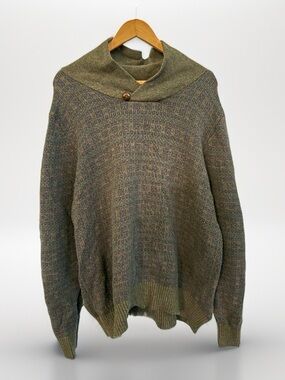 Merona Men’s Shawl-Collar Grandpa Sweater (Size L)